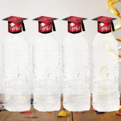 Big Dot Of Happiness Red Grad - Best Is Yet To Come - DIY Grad Cap Red Graduation Party Bottle Topper Decorations - Set Of 20 -Aurora Party Sales GUEST aec10125 ab98 4176 b411 4a5312f45a0e
