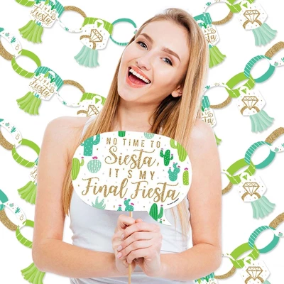 Big Dot Of Happiness Final Fiesta - Banner And Photo Booth Decorations - Last Fiesta Bachelorette Party Supplies Kit - Doterrific Bundle 1 Big Dot Of Happiness Final Fiesta - Banner And Photo Booth Decorations - Last Fiesta Bachelorette Party Supplies Kit - Doterrific Bundle