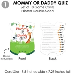 Big Dot Of Happiness Jungle Party Animals - 4 Safari Zoo Animal Baby Shower Games - 10 Cards Each - Gamerific Bundle -Aurora Party Sales GUEST af6b28ce 9f77 4620 afab 9d8cc73fc98a