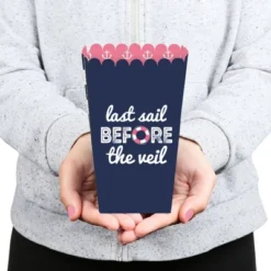 Big Dot Of Happiness Last Sail Before The Veil - Nautical Bridal Shower And Bachelorette Party Favor Popcorn Treat Boxes - Set Of 12 -Aurora Party Sales GUEST b090f7fd df37 4956 8c88 7d46b0b6d1f8