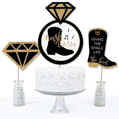 Big Dot Of Happiness Nash Bash - Nashville Bachelorette Party Centerpiece Sticks - Table Toppers - Set Of 15 2 Big Dot Of Happiness Nash Bash - Nashville Bachelorette Party Centerpiece Sticks - Table Toppers - Set Of 15 - Image 2