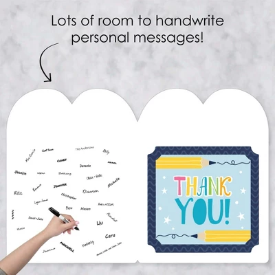 Big Dot Of Happiness Teacher Appreciation - First Day Of School Giant Greeting Card - Big Shaped Jumborific Card 2 Big Dot Of Happiness Teacher Appreciation - First Day Of School Giant Greeting Card - Big Shaped Jumborific Card - Image 2