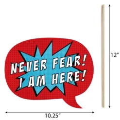 Big Dot Of Happiness Funny Bam Superhero - Baby Shower Or Birthday Party Photo Booth Props Kit - 10 Piece -Aurora Party Sales GUEST b2559305 901c 4a61 b9a3 44139f017674
