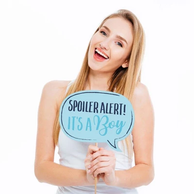 Big Dot Of Happiness Funny It's A Boy - Blue Baby Shower Photo Booth Props Kit - 10 Piece 1 Big Dot Of Happiness Funny It's A Boy - Blue Baby Shower Photo Booth Props Kit - 10 Piece