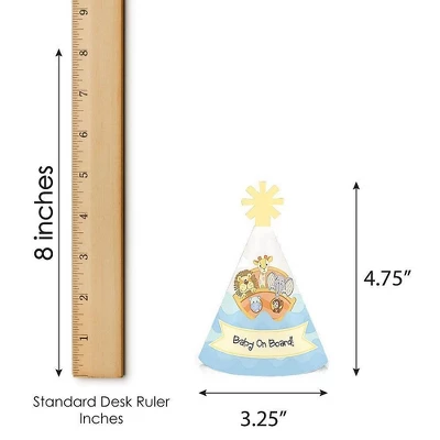 Big Dot Of Happiness Noah's Ark - Mini Cone Baby Shower Or Birthday Party Hats - Small Little Party Hats - Set Of 8 4 Big Dot Of Happiness Noah's Ark - Mini Cone Baby Shower Or Birthday Party Hats - Small Little Party Hats - Set Of 8 - Image 4