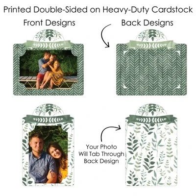 Big Dot Of Happiness Boho Botanical - Greenery Party Picture Centerpiece Sticks - Photo Table Toppers - 15 Pieces 4 Big Dot Of Happiness Boho Botanical - Greenery Party Picture Centerpiece Sticks - Photo Table Toppers - 15 Pieces - Image 4