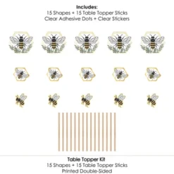 Big Dot Of Happiness Little Bumblebee - Bee Baby Shower Or Birthday Party Centerpiece Sticks - Table Toppers - Set Of 15 10 Big Dot Of Happiness Little Bumblebee - Bee Baby Shower Or Birthday Party Centerpiece Sticks - Table Toppers - Set Of 15 -Aurora Party Sales GUEST b35b13c3 9d4d 4308 a365 aabd22a191c3