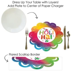 Big Dot Of Happiness Holi Hai - Festival Of Colors Party Round Table Decorations - Paper Chargers - Place Setting For 12 11 Big Dot Of Happiness Holi Hai - Festival Of Colors Party Round Table Decorations - Paper Chargers - Place Setting For 12 -Aurora Party Sales GUEST b3b2cae8 2dbe 443f 9309 81d0178be8f0