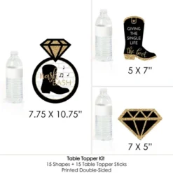 Big Dot Of Happiness Nash Bash - Nashville Bachelorette Party Centerpiece Sticks - Table Toppers - Set Of 15 11 Big Dot Of Happiness Nash Bash - Nashville Bachelorette Party Centerpiece Sticks - Table Toppers - Set Of 15 -Aurora Party Sales GUEST b497b9e0 0861 42d8 9fa0 df1a10e416b0