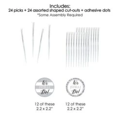 Big Dot Of Happiness We Still Do - Wedding Anniversary - Dessert Cupcake Toppers - Anniversary Party Clear Treat Picks - Set Of 24 8 Big Dot Of Happiness We Still Do - Wedding Anniversary - Dessert Cupcake Toppers - Anniversary Party Clear Treat Picks - Set Of 24 -Aurora Party Sales GUEST b4b37e89 8119 485b 9db9 a72ab05357c3