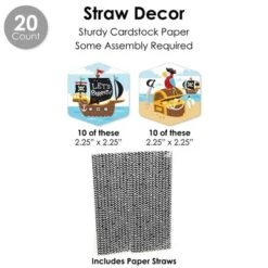 Big Dot Of Happiness Pirate Ship Adventures - Skull Birthday Party Favors And Cupcake Kit - Fabulous Favor Party Pack - 100 Pieces 11 Big Dot Of Happiness Pirate Ship Adventures - Skull Birthday Party Favors And Cupcake Kit - Fabulous Favor Party Pack - 100 Pieces -Aurora Party Sales GUEST b62e0ab7 c865 47c5 951e 8a7ed92087fb