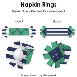 Big Dot Of Happiness Par-Tee Time - Golf - Birthday Or Retirement Party Paper Napkin Holder - Napkin Rings - Set Of 24 10 Big Dot Of Happiness Par-Tee Time - Golf - Birthday Or Retirement Party Paper Napkin Holder - Napkin Rings - Set Of 24 -Aurora Party Sales GUEST b6a8bc9a a8aa 4fa2 a72f 80bf2e8a437a