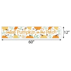 Big Dot Of Happiness Little Pumpkin - Fall Baby Shower Decorations Party Banner