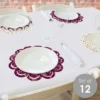 Big Dot Of Happiness Elegant Thankful For Friends - Friendsgiving Thanksgiving Party Round Table Decorations - Paper Chargers - Place Setting For 12