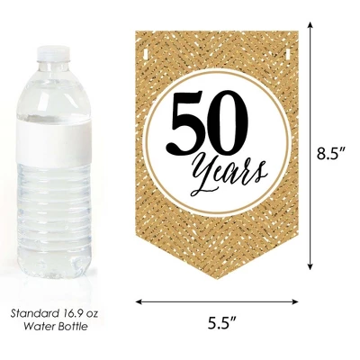 Big Dot Of Happiness We Still Do - 50th Wedding Anniversary Party Bunting Banner - Gold Party Decorations - Happy Anniversary 1 Big Dot Of Happiness We Still Do - 50th Wedding Anniversary Party Bunting Banner - Gold Party Decorations - Happy Anniversary