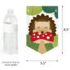 Big Dot Of Happiness Forest Hedgehogs - Woodland Baby Shower Bunting Banner - Party Decorations - Welcome Baby
