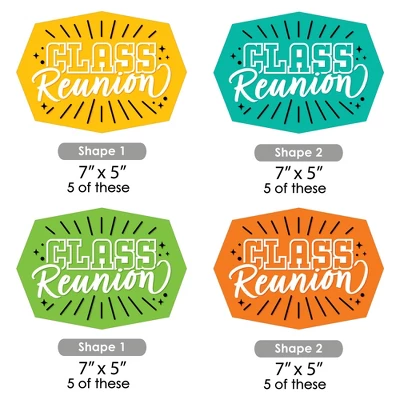 Big Dot Of Happiness Still Got Class - Decorations DIY High School Reunion Party Essentials - Set Of 20 4 Big Dot Of Happiness Still Got Class - Decorations DIY High School Reunion Party Essentials - Set Of 20 - Image 4