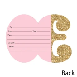 Big Dot Of Happiness Chic 30th Birthday - Pink, Black And Gold - Shaped Fill-in Invites - Birthday Party Invitation Cards With Envelopes - Set Of 12 7 Big Dot Of Happiness Chic 30th Birthday - Pink, Black And Gold - Shaped Fill-in Invites - Birthday Party Invitation Cards With Envelopes - Set Of 12 -Aurora Party Sales GUEST b872a049 e63c 4fc7 afe5 2f3037a5baf2