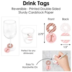 Big Dot Of Happiness 1st Birthday Little Miss Onederful - Girl First Birthday Party Paper Charger & Table Decorations Chargerific Kit For 8 -Aurora Party Sales GUEST b89660a9 977a 45e4 a7c2 12273efd6b12