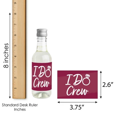 Big Dot Of Happiness Burgundy Elegantly Simple - Mini Wine And Champagne Bottle Label Stickers - Wedding Or Bridal Shower Guest Party Favor Gift 16 Ct 5 Big Dot Of Happiness Burgundy Elegantly Simple - Mini Wine And Champagne Bottle Label Stickers - Wedding Or Bridal Shower Guest Party Favor Gift 16 Ct - Image 5