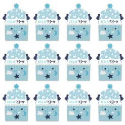 Big Dot Of Happiness It's A Boy - Treat Box Party Favors - Blue Baby Shower Goodie Gable Boxes - Set Of 12 -Aurora Party Sales GUEST b9045e16 1c93 45ae 9982 a52f871071a4