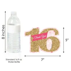 Big Dot Of Happiness Sweet 16 - Shaped Thank You Cards - 16th Birthday Party Thank You Note Cards With Envelopes - Set Of 12 8 Big Dot Of Happiness Sweet 16 - Shaped Thank You Cards - 16th Birthday Party Thank You Note Cards With Envelopes - Set Of 12 -Aurora Party Sales GUEST b93b4eb3 2003 41cf 8e4c cbd12d41d484