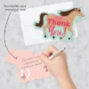 Big Dot Of Happiness Run Wild Horses - Shaped Thank You Cards - Pony Birthday Party Thank You Note Cards With Envelopes - Set Of 12