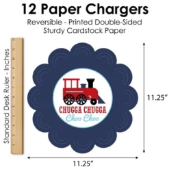 Big Dot Of Happiness Railroad Party Crossing - Steam Train Birthday Party Or Baby Shower Round Table Decorations - Paper Chargers Place Setting For 12 10 Big Dot Of Happiness Railroad Party Crossing - Steam Train Birthday Party Or Baby Shower Round Table Decorations - Paper Chargers Place Setting For 12 -Aurora Party Sales GUEST bbe2dd3b 6a69 49ed b94b 9ad564789dbf