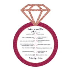 Big Dot Of Happiness Vino Before Vows - Selfie Scavenger Hunt - Winery Bridal Shower Or Bachelorette Party Game - Set Of 12