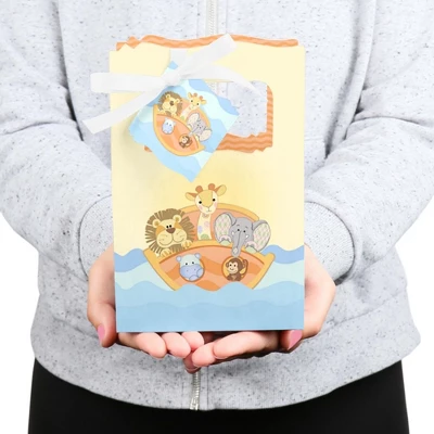 Big Dot Of Happiness Noah's Ark - Baby Shower Or Birthday Party Favor Boxes - Set Of 12 3 Big Dot Of Happiness Noah's Ark - Baby Shower Or Birthday Party Favor Boxes - Set Of 12 - Image 3