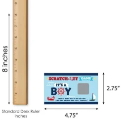 Big Dot Of Happiness Ahoy It's A Boy - Nautical Baby Shower Game Scratch Off Cards - 22 Count -Aurora Party Sales GUEST bd0f1f87 c2ac 42bf 97e7 ee5d7b54454e