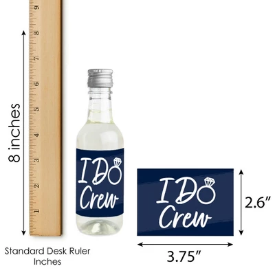 Big Dot Of Happiness Navy Blue Elegantly Simple - Mini Wine & Champagne Bottle Label Stickers - Wedding Or Bridal Shower Guest Party Favor Gift 16 Ct 5 Big Dot Of Happiness Navy Blue Elegantly Simple - Mini Wine & Champagne Bottle Label Stickers - Wedding Or Bridal Shower Guest Party Favor Gift 16 Ct - Image 5