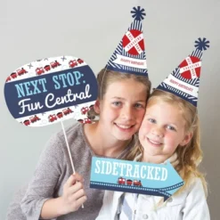 Big Dot Of Happiness Railroad Party Crossing - Steam Train Happy Birthday Party Supplies Kit - Ready To Party Pack - 8 Guests -Aurora Party Sales GUEST bd190a07 4fc3 4e5b 8266 c8acfd821e58