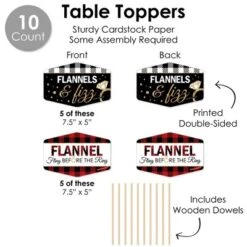 Big Dot Of Happiness Flannel Fling Before The Ring - Buffalo Plaid Bachelorette Party Supplies Decoration Kit - Decor Galore Party Pack - 51 Pieces -Aurora Party Sales GUEST bd820fff d473 45cc 9791 075966b11662