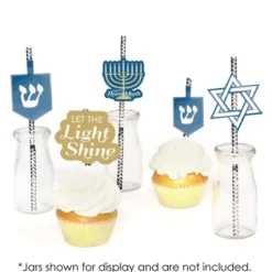 Big Dot Of Happiness Happy Hanukkah Paper Straw Decor - Hanukkah Party Striped Decorative Straws - Set Of 24 9 Big Dot Of Happiness Happy Hanukkah Paper Straw Decor - Hanukkah Party Striped Decorative Straws - Set Of 24 -Aurora Party Sales GUEST be269f16 2038 4135 8389 cb2b5fa232eb