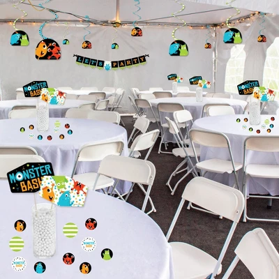 Big Dot Of Happiness Monster Bash - Little Monster Birthday Party Or Baby Shower Supplies Decoration Kit - Decor Galore Party Pack - 51 Pieces 2 Big Dot Of Happiness Monster Bash - Little Monster Birthday Party Or Baby Shower Supplies Decoration Kit - Decor Galore Party Pack - 51 Pieces - Image 2