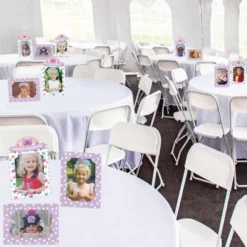 Big Dot Of Happiness Beautiful Butterfly - Floral Baby Shower Or Birthday Party 4x6 Picture Display - Paper Photo Frames - Set Of 12