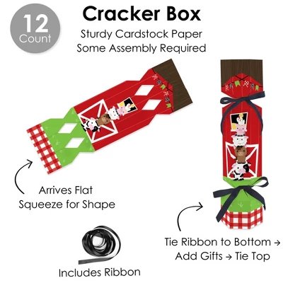 Big Dot Of Happiness Farm Animals - No Snap Barnyard Baby Shower Or Birthday Party Table Favors - DIY Cracker Boxes - Set Of 12 4 Big Dot Of Happiness Farm Animals - No Snap Barnyard Baby Shower Or Birthday Party Table Favors - DIY Cracker Boxes - Set Of 12 - Image 4