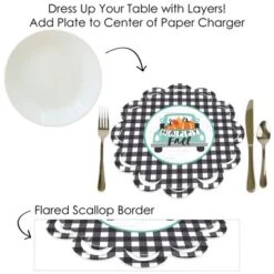 Big Dot Of Happiness Happy Fall Truck - Harvest Pumpkin Party Round Table Decorations - Paper Chargers - Place Setting For 12 11 Big Dot Of Happiness Happy Fall Truck - Harvest Pumpkin Party Round Table Decorations - Paper Chargers - Place Setting For 12 -Aurora Party Sales GUEST bfee246f 450d 44ab 9083 153cdbf7bf9f