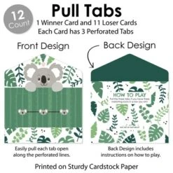 Big Dot Of Happiness Koala Cutie - Bear Birthday Party And Baby Shower Game Pickle Cards - Pull Tabs 3-in-a-Row - Set Of 12 6 Big Dot Of Happiness Koala Cutie - Bear Birthday Party And Baby Shower Game Pickle Cards - Pull Tabs 3-in-a-Row - Set Of 12 -Aurora Party Sales GUEST c02c35b1 7eea 4a83 9a79 9954a63a8954