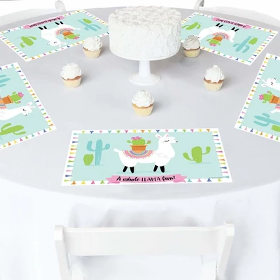 Big Dot Of Happiness Whole Llama Fun - Paper Llama Fiesta Birthday Party Coloring Sheets - Activity Placemats - Set Of 16 2 Big Dot Of Happiness Whole Llama Fun - Paper Llama Fiesta Birthday Party Coloring Sheets - Activity Placemats - Set Of 16 - Image 2