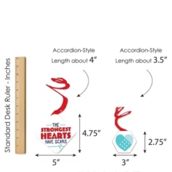 Big Dot Of Happiness Happy Heartiversary - CHD Awareness Hanging Decor - Party Decoration Swirls - Set Of 40 12 Big Dot Of Happiness Happy Heartiversary - CHD Awareness Hanging Decor - Party Decoration Swirls - Set Of 40 -Aurora Party Sales GUEST c041b38e 62c4 4b13 918c dca731ea3ad6