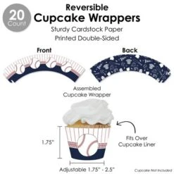 Big Dot Of Happiness Batter Up - Baseball - Baby Shower Or Birthday Party Favors And Cupcake Kit - Fabulous Favor Party Pack - 100 Pieces -Aurora Party Sales GUEST c0951ad4 bd0f 42d2 8309 9eb0a30cbd14