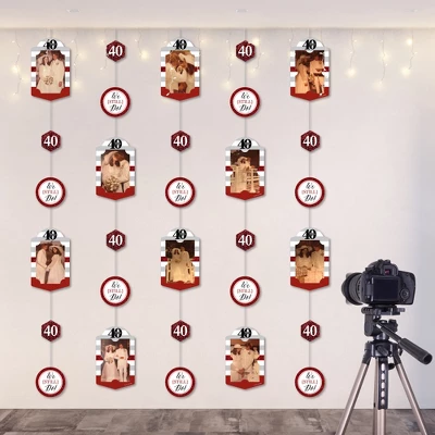 Big Dot Of Happiness We Still Do - 40th Wedding Anniversary - Anniversary Party Vertical Photo Garland 35 Pieces 5 Big Dot Of Happiness We Still Do - 40th Wedding Anniversary - Anniversary Party Vertical Photo Garland 35 Pieces - Image 5