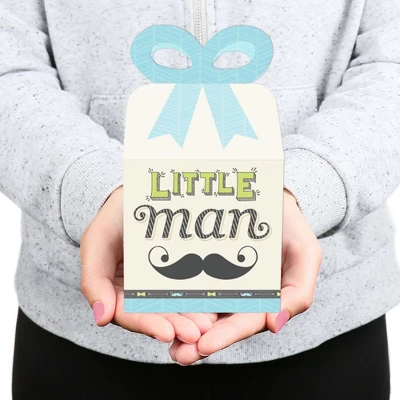 Big Dot Of Happiness Dashing Little Man Mustache Party - Square Favor Gift Boxes - Baby Shower Or Birthday Party Bow Boxes - Set Of 12 6 Big Dot Of Happiness Dashing Little Man Mustache Party - Square Favor Gift Boxes - Baby Shower Or Birthday Party Bow Boxes - Set Of 12 - Image 6