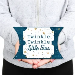 Big Dot Of Happiness Twinkle Twinkle Little Star - Favor Gift Boxes - Baby Shower Or Birthday Party Large Pillow Boxes - Set Of 12 -Aurora Party Sales GUEST c358e281 d040 4261 a864 a13fcf3eb76d