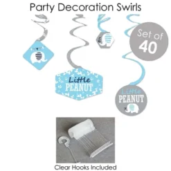 Big Dot Of Happiness Blue Elephant - Boy Baby Shower Or Birthday Party Supplies - Banner Decoration Kit - Fundle Bundle -Aurora Party Sales GUEST c43eebef 8d22 4c06 9d57 a22237157c4d