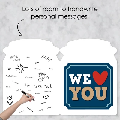 Big Dot Of Happiness Grandpa, Happy Father's Day - We Love Grandfather Giant Greeting Card - Big Shaped Jumborific Card - 16.5 X 22 Inches 2 Big Dot Of Happiness Grandpa, Happy Father's Day - We Love Grandfather Giant Greeting Card - Big Shaped Jumborific Card - 16.5 X 22 Inches - Image 2