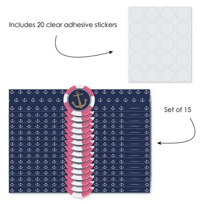 Big Dot Of Happiness Last Sail Before The Veil - DIY Party Supplies - Bridal Shower Or Bachelorette Party DIY Wrapper Favors & Decorations - Set Of 15 1 Big Dot Of Happiness Last Sail Before The Veil - DIY Party Supplies - Bridal Shower Or Bachelorette Party DIY Wrapper Favors & Decorations - Set Of 15