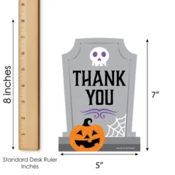 Big Dot Of Happiness Cute And Colorful Tombstones - Shaped Thank You Cards - Kids Halloween Party Thank You Note Cards With Envelopes - Set Of 12 -Aurora Party Sales GUEST c504b103 880d 46c1 afb6 e7fa84019e52